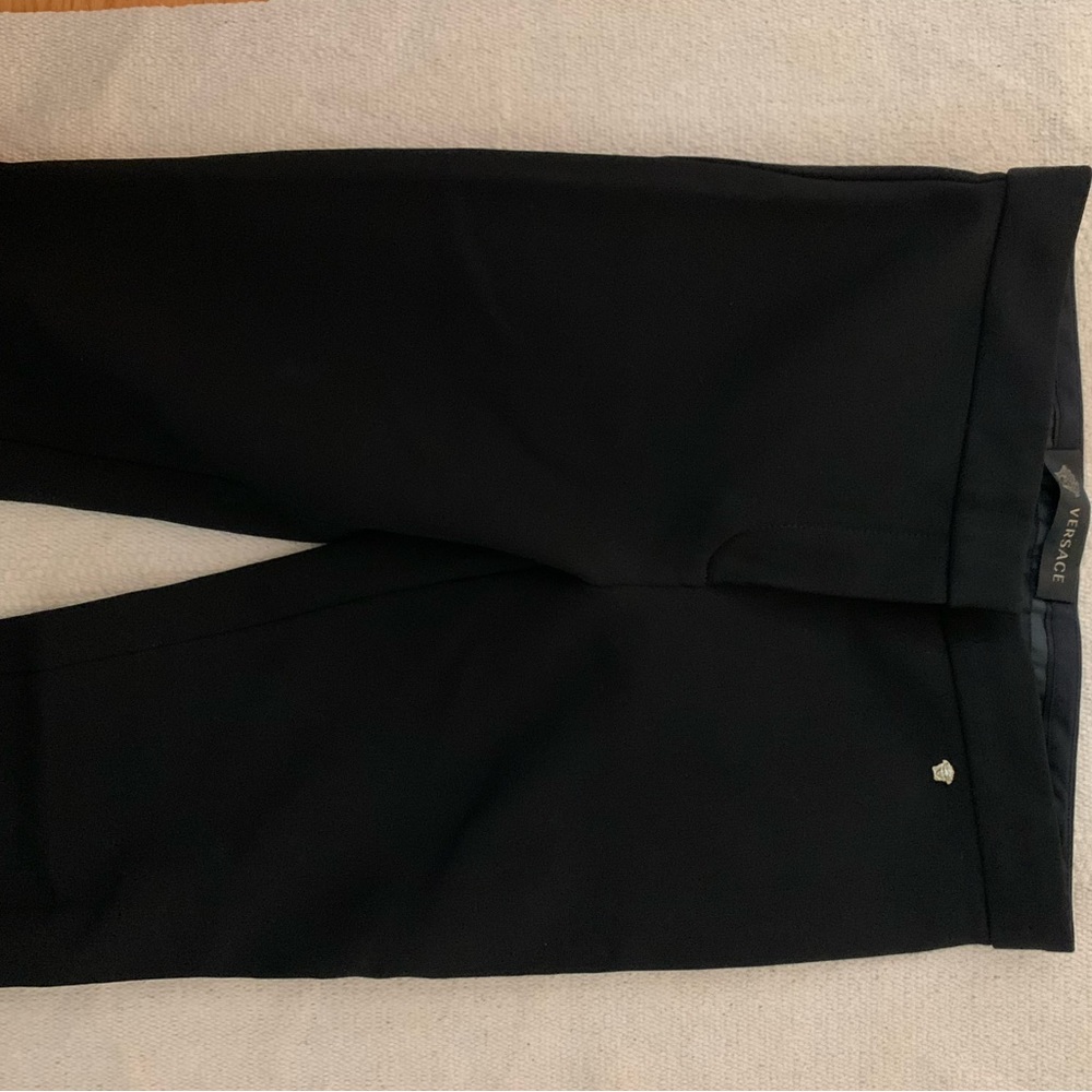 Black Versace dress pants for women